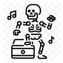 Tanzendes Skelett  Symbol