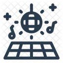 Tanzflache Abschlussball Promenade Symbol