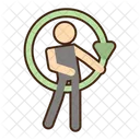 Tanzposition Tanzstil Auf Dem Ring Sitzend Icon