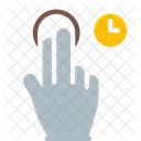 Tap Hold Clock Icon
