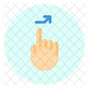 Tap Right Finger Icon
