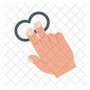 Tap Two Fingers Icon