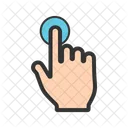 Tap Gesture Touch Icon