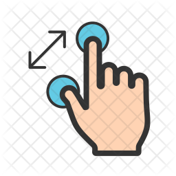 Tap And Zoomin Icon Of Colored Outline Style Available In Svg Png Eps Ai Icon Fonts