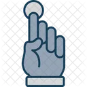 Tap Finger Hand Gesture Touch Click Single Tap Finger Touch Icon