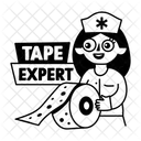 Tape Expert Adhesive Bandage Icon
