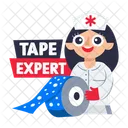 Tape Expert Adhesive Bandage Icon