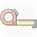 Tape Measure Awesome Lineal Color Icon Icon