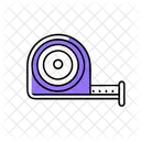 Tape Measure Construction Tool Icon