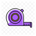 Tape Measure Construction Tool Icon