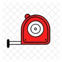 Tape Measure Construction Tool Icon