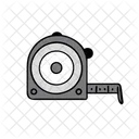 Tape Measure Construction Tool Icon