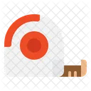 Flexible Tape Construction Tools Ruler Icon