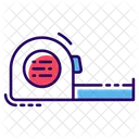 Inches Tape Measuring Tape Measurement Icon