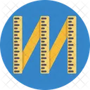 Tape Measure Measuring Tool Sewing Icon