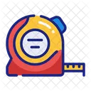 Tape Measure Measuring Tool Icon