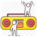 Radio Music Player Tape Recorder Icon