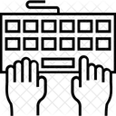 Dactylographie Programmation Codage Icône