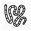 Tapeworm Parasite Worm Icon