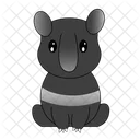 Tapir Tapir Icon Cute Tapir Icon