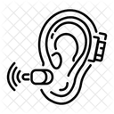 Tapon Para Los Oidos Dispositivo Audicion Icono