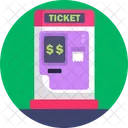 Transporte Publico Billete Stand Icon