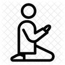 Salat Gebet Muslim Symbol