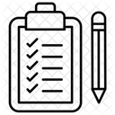 Tarea Lista De Verificacion Menu Icono