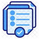 Tarea Lista De Verificacion Documento Icono