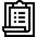 Tarea Lista Lista De Verificacion Icono