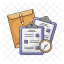 Tarea Portapapeles Documento Icono