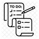 Por Hacer Lista De Tareas Lista De Verificacion Icono