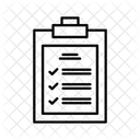 Tareas Lista Lista De Verificacion Icono