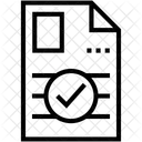 Tarefa Concluida Marca De Verificacao Ícone