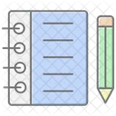 Icone De Cor Linear De Tarefa De Casa Ícone