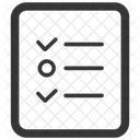 Lista De Verificacao Area De Transferencia Tarefas Icon