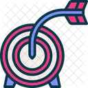 Target Arrow Dart Icon