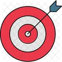 Target Business Goals Performance Objectives Icon