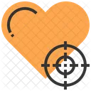 Target Heart Love Icon