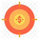 Target Money Target Dollat Marketing Icon