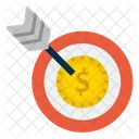 Target Goal Dollar Icon