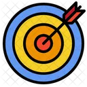 Target Arrow Darts Icon