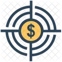 Seo Target Dollar Icon