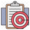 Target Clipboard Business Icon