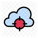 Cloud Target Focus Icon
