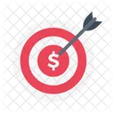 Target Goal Dollar Icon