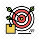 Business Target Color Icon