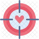 Target Love Heart Icon