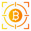 Target Digital Money Blockchain Icon