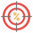 Target Growth Revenue Icon